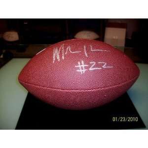 Mark Ingram Signed Autographed Official Size Football Alabama / New 