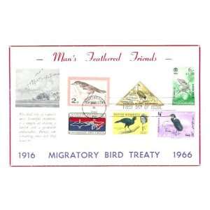   Day Cover   Mans Feathered Friends (March 16, 1966): Everything Else