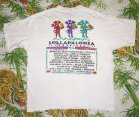 LOLLAPALOOZA Vintage Concert SHIRT 90s TOUR ORIGINAL 1992 PEARL JAM 