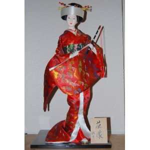  22 Japanese Geisha Oriental Doll   Red Doll: Everything 
