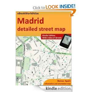Map of Madrid (Spain) eBookWorldAtlas Team  Kindle Store