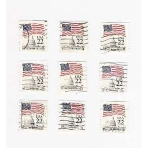    Scott #2115 U.S Flag Stamp Lot (75) Stamps 