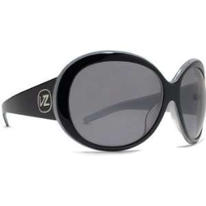  Von Zipper Frenzy Black & White Sunglasses: Sports 
