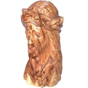   wood with Crown of Thorns carved (21x10x8.5 cm or 8.3x3.9x3.4): Home