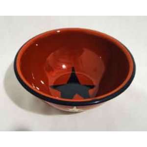 Enamelware Cereal Bowl, Patriotic Stars & Stripes: Kitchen 
