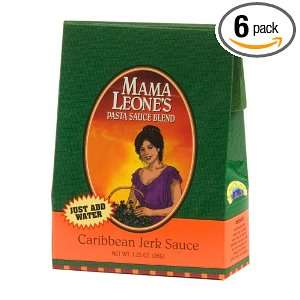 Mama Leones Caribbean Jerk Sauce, 1.25 Ounce Box (Pack of 6)  