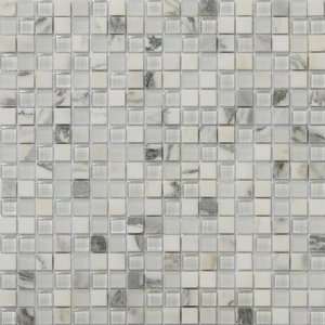  Lucente 5/8 x 5/8 Stone and Glass Mosaic Blend in 