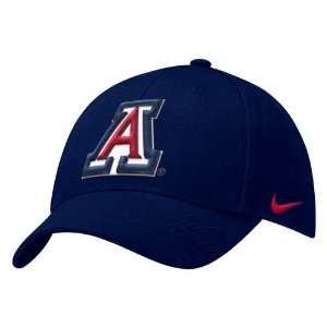 Nike Arizona Wildcats Navy Blue Wool Classic Hat:  Sports 