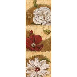  Floral Breeze I   Poster by Maria Donovan (12x36): Home 