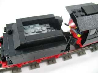 Lego Custom Train Steam Locomotive INSTRUCTIONS ONLY  