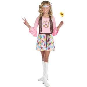   By Dreamgirl Peace Baby! (Light Up) Child Costume / Pink   Size Large