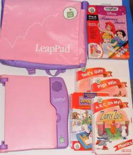 Pink Leap Frog LeapPad With 5 Lessons in Pink Case  