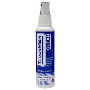 Doc Johnson Titanmen Clean Pump Spray Cleaning Spray Lotion, 3.4 oz 