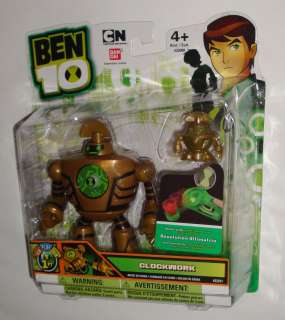Ben 10 Cartoon Network 4 inch with Mini Figure CLOCKWORK  
