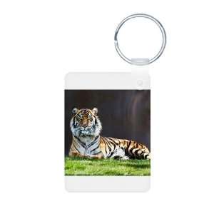  Aluminum Photo Keychain Bengal Tiger Stare HD Everything 