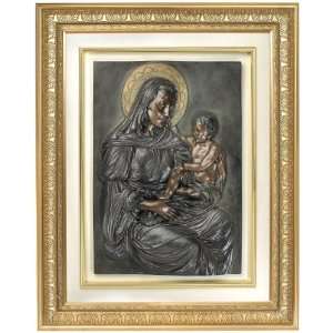  30 Virgin of Napoli Madonna and Child Framed Wall Frieze 
