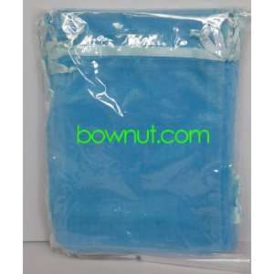  Light Blue   5x7 Organza Favor Bag or Pouch (12pk 
