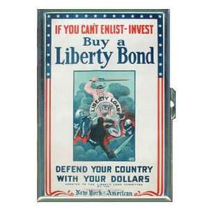 World War I Buy Liberty Bond ID Holder, Cigarette Case or Wallet: MADE 