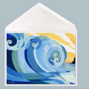   Card Surf Art titled Swirl Beach by Tamara Kapan 