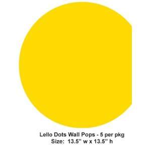   Brewster Wall Pops Dot Lello Yellow WPD90206: Home Improvement