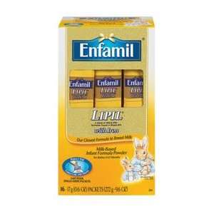  Enfamil Lipil with Iron Powder Sticks   16 count   case of 