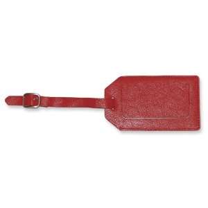  Red Leather Luggage Tag: Jewelry