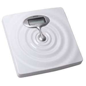  Salter 929 Electronic Bathroom Scale, White and Silver 
