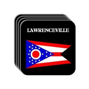  US State Flag   LAWRENCEVILLE, Ohio (OH) Set of 4 Mini 