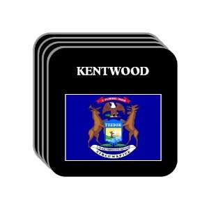 US State Flag   KENTWOOD, Michigan (MI) Set of 4 Mini 