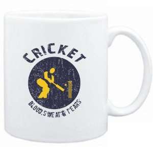  Mug White  Cricket , BLOOD SWEAT & TEARS  Sports Sports 