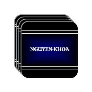  Personal Name Gift   NGUYEN KHOA Set of 4 Mini Mousepad 