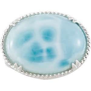   Larimar Ring. Genuine Larimar Ring In Sterling Silver Size 7 Jewelry