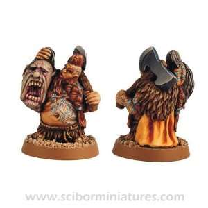  28mm Fantasy Miniatures: Dwarf Troll Killer: Toys & Games
