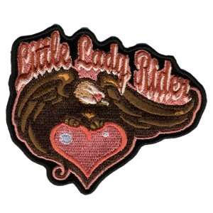  Little Lady Rider Heart Kids Patch Automotive