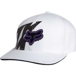 Fox Racing Laced Up Mens Flexfit Sports Wear Hat/Cap   White / Small 