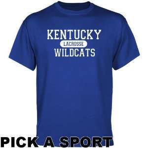  Kentucky Wildcats Custom Sport T shirt   Royal Blue 