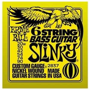   Short Scale 6 String Electric Bass Strings Set: Musical Instruments