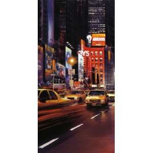  Times Square at Night I by Luigi Rocca 20x39 Kitchen 