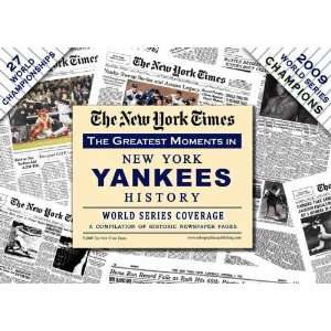  Greatest Moments in Yankees History Newspaper