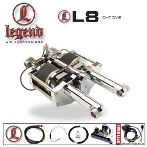   Cycle Inc Legend L8 Air Suspension System   Chrome L8 C: Automotive