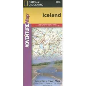  Iceland (Adventure Travel Map) (Adventure Map (Numbered 