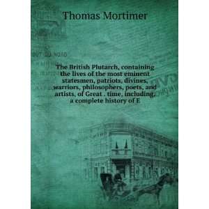   artists, of Great . time, including, a complete history of E: Thomas