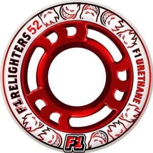 Spitfire F1 Firelighter 52mm White Red Skate Wheels  