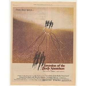  1979 Invasion of the Body Snatchers Movie Print Ad (Movie 