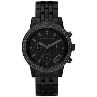  Michael Kors Gemma Chronograph Black Ladies Watch MK5510: Michael 