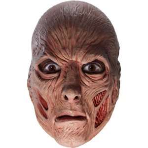   Nightmare On Elm Street   Freddy 3/4 Vinyl Adult Mask / Tan   One Size