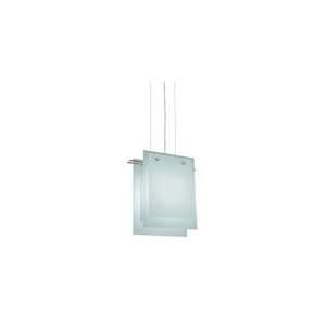  Suspended Glass A Pendant in Satin NickelModern Origins by 