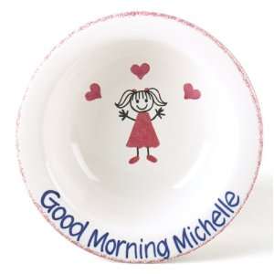  Personalized Cereal Bowl For Girl