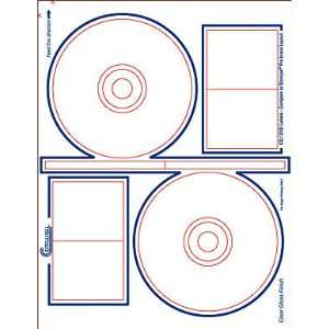   ® 375063 Crystal Clear, Glossy Inkjet CD/DVD Labels