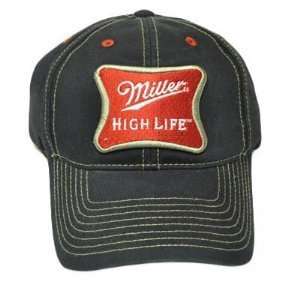  Miller High Life Stitches Adjustable Hat: Sports 